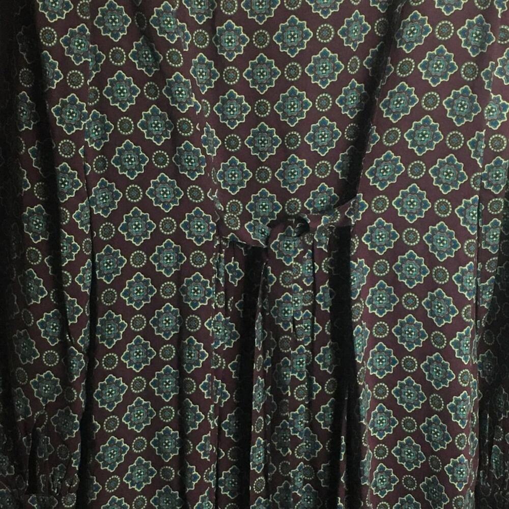 Vintage Smocked Button Down Dress - Picture 8 of 8